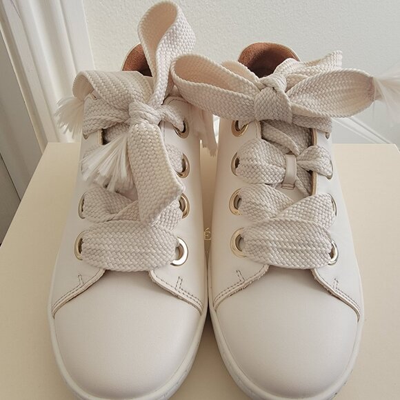 Sezane Jack Trainers Oeillets Ecru - Size 36 - Picture 3 of 5
